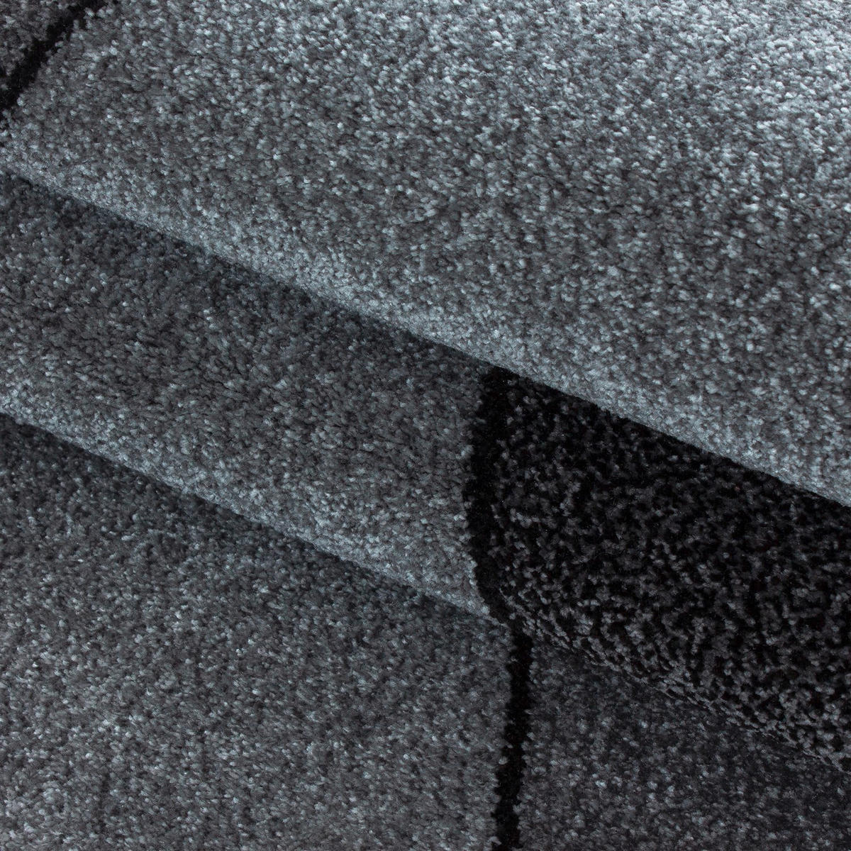 VÄVD MATTA 80/150 cm Beta  - grå, Basics, textil (80/150cm) - Novel