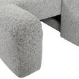 Ecksofa mit Funktion Greige Flachgewebe Zierkissen, Rückenkissen, Bettkasten, Schlaffunktion, Rücken echt, Liegefläche im Originalstoff  - Greige/Schwarz, KONVENTIONELL, Kunststoff/Textil (190/277cm) - Carryhome
