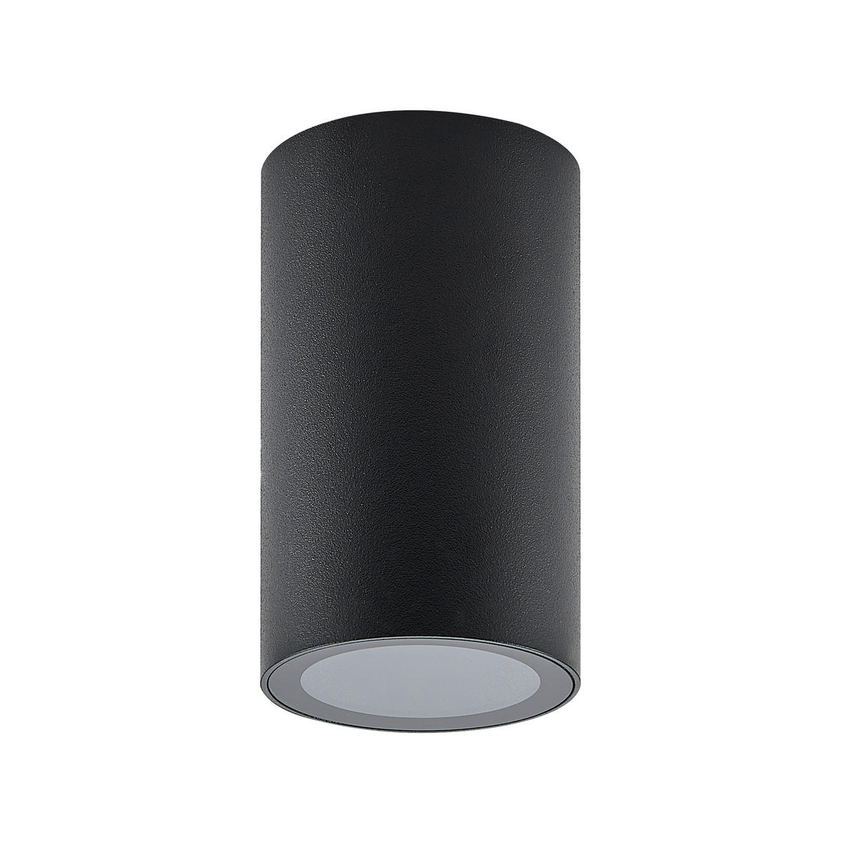 BADEZIMMER-DECKENLEUCHTE Can 6/6/10,5 cm   - Schwarz, Design, Metall (6/6/10,5cm)