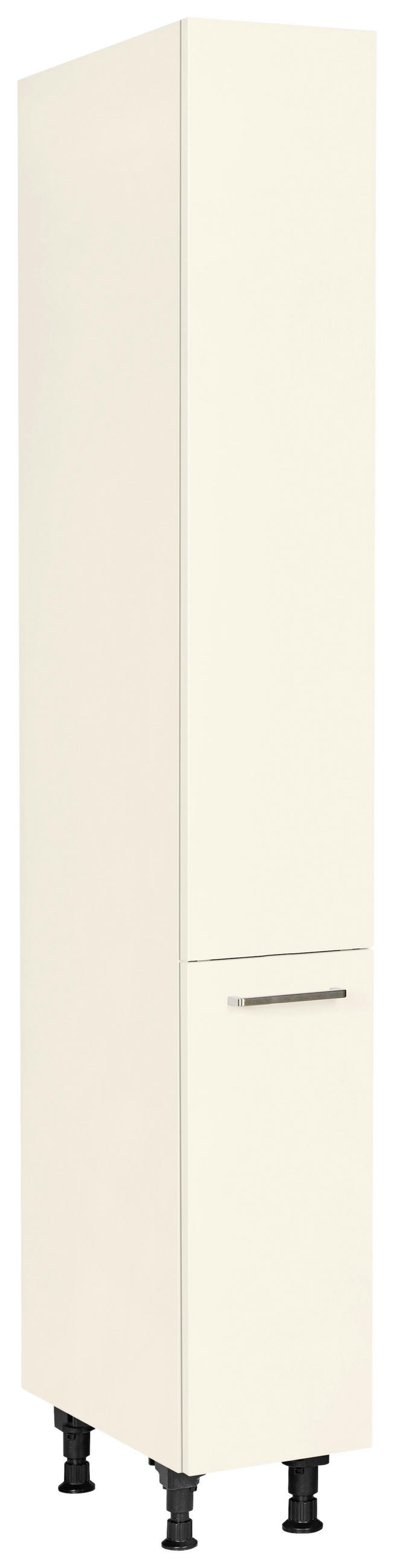 APOTHEKERSCHRANK 30/216,6/58 cm  in Magnolie  - Edelstahlfarben/Magnolie, MODERN, Holzwerkstoff/Metall (30/216,6/58cm) - Nobilia