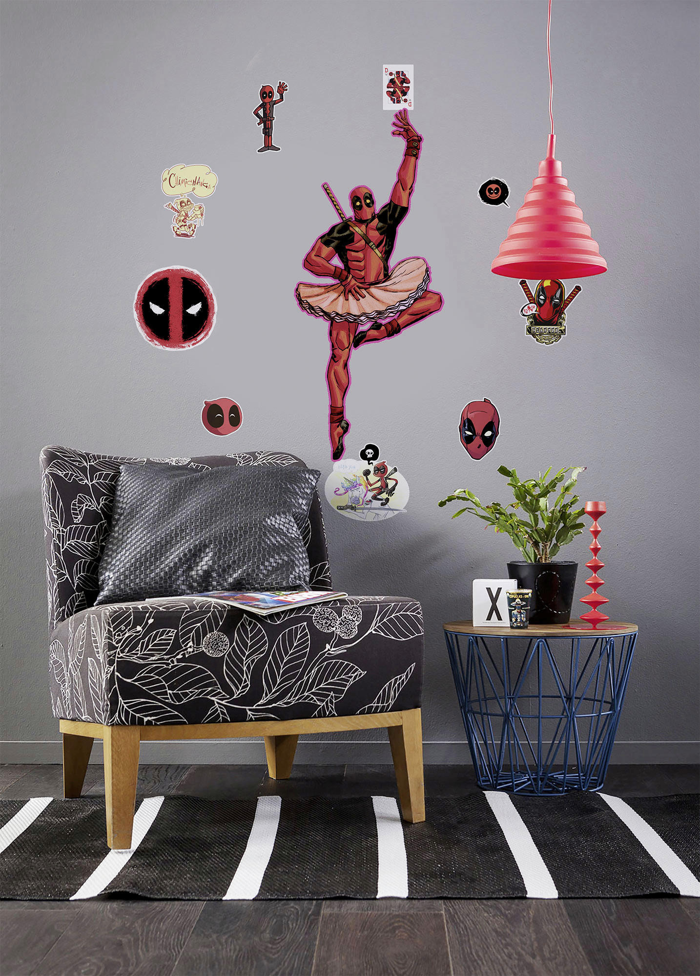 VÄGGDEKALER 50/70 cm     - multicolor, Basics, plast (50/70cm) - Komar