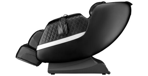 MASSAGESESSEL in Lederlook Schwarz  - Schwarz, Design, Textil (77,5/110/140cm) - Cantus