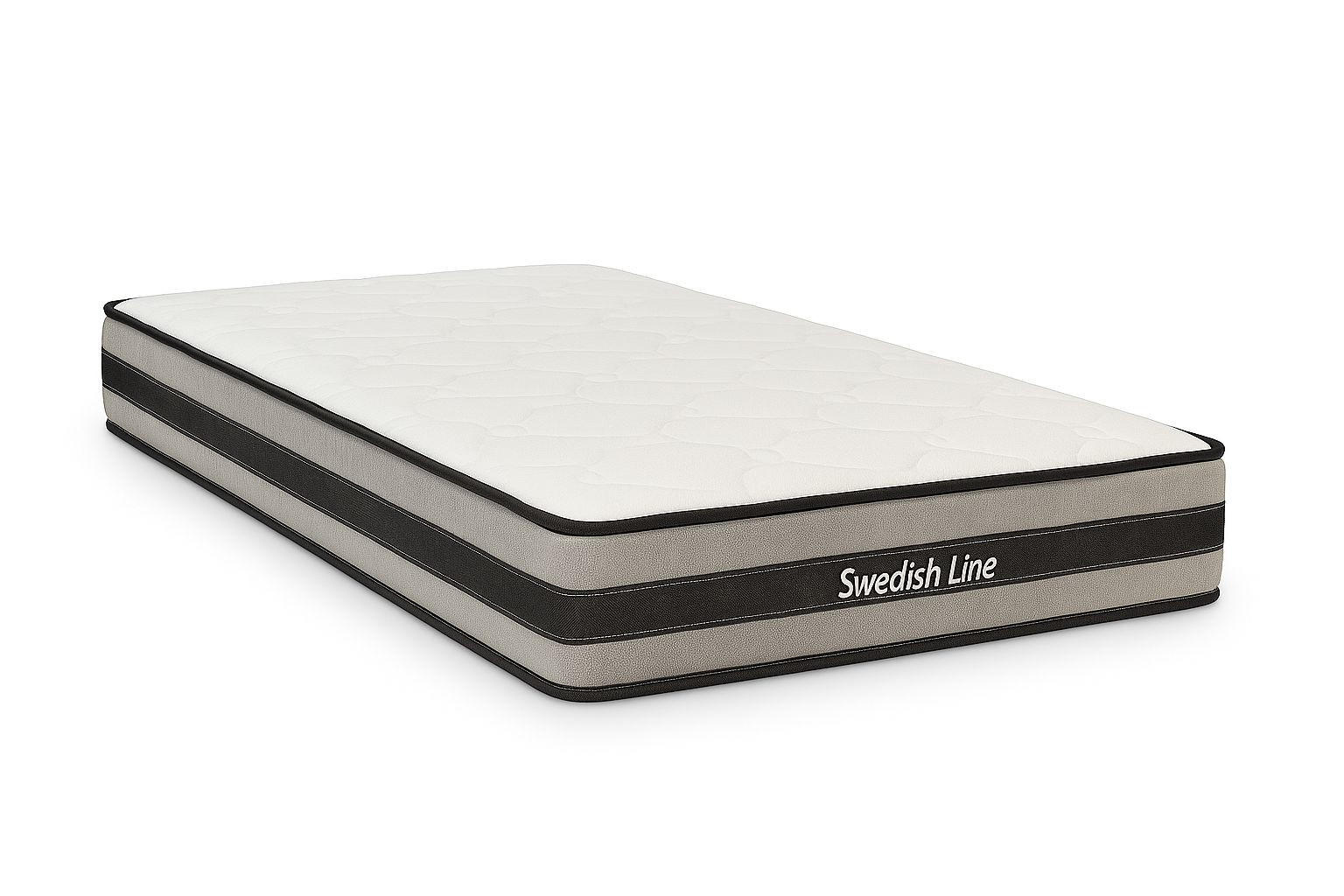 MADRAC   200/180 cm    - bijela, Moderno, tekstil (200/180cm) - Swedish Line
