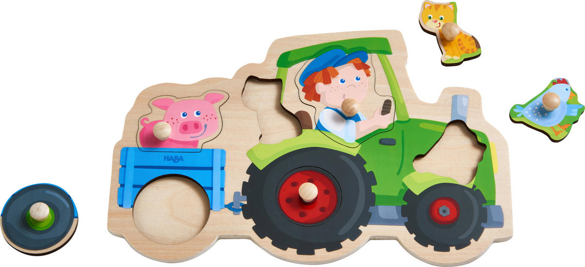 PUZZLE - Multicolor, Basics, Holz/Metall (30/20cm) - Haba