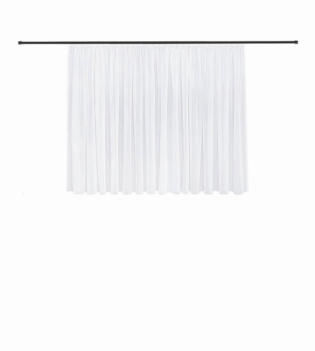 FERTIGSTORE  transparent  300/150 cm   - Weiß, Basics, Textil (300/150cm)