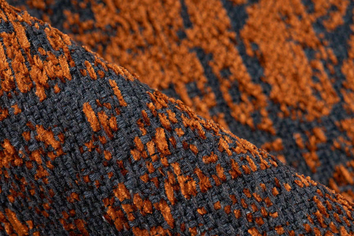 FLACHWEBETEPPICH 80/150 cm Orange  - Orange, KONVENTIONELL, Textil (80/150cm)