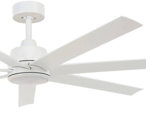 DECKENVENTILATOR 137/35 cm   - Weiß, Basics, Kunststoff/Metall (137/35cm) - P & B