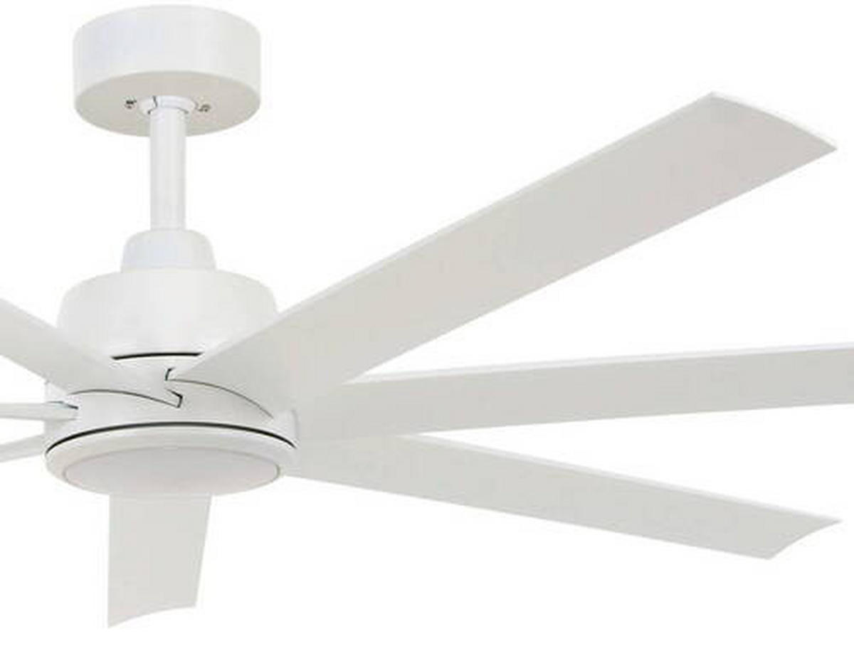 DECKENVENTILATOR  137/35 cm    - Weiss, Basics, Kunststoff/Metall (137/35cm) - P & B