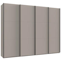 SCHWEBETÜRENSCHRANK  in Sahara  - Schwarz/Sahara, MODERN, Holzwerkstoff/Metall (300/236/65cm) - MID.YOU