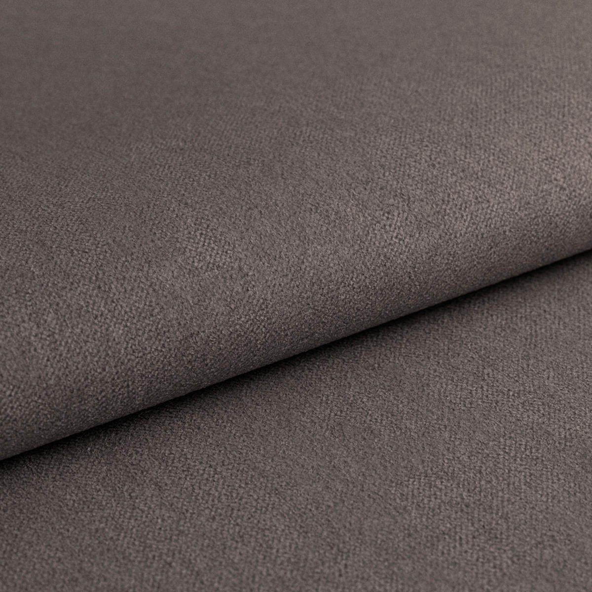 HOCKER in Textil Braun  - Chromfarben/Braun, Konventionell, Textil/Metall (97/47/67cm) - MID.YOU