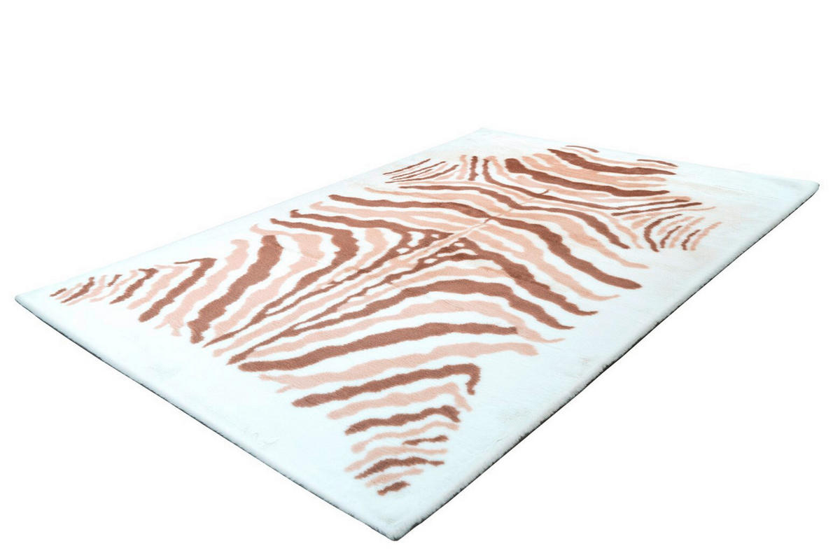 HOCHFLORTEPPICH 160/230 cm Creme, Taupe  - Taupe/Creme, KONVENTIONELL, Textil (160/230cm)