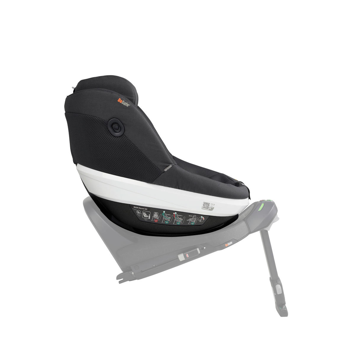 AUTO-SEDIŠTE ZA DECU  Beyond 360  - tamnosiva, Osnovno, tekstil (67/44cm) - Besafe