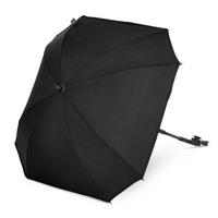 KINDERWAGENSONNENSCHIRM Sunny  - Chromfarben/Schwarz, Basics, Textil/Metall (10/4/55,5cm) - ABC Design