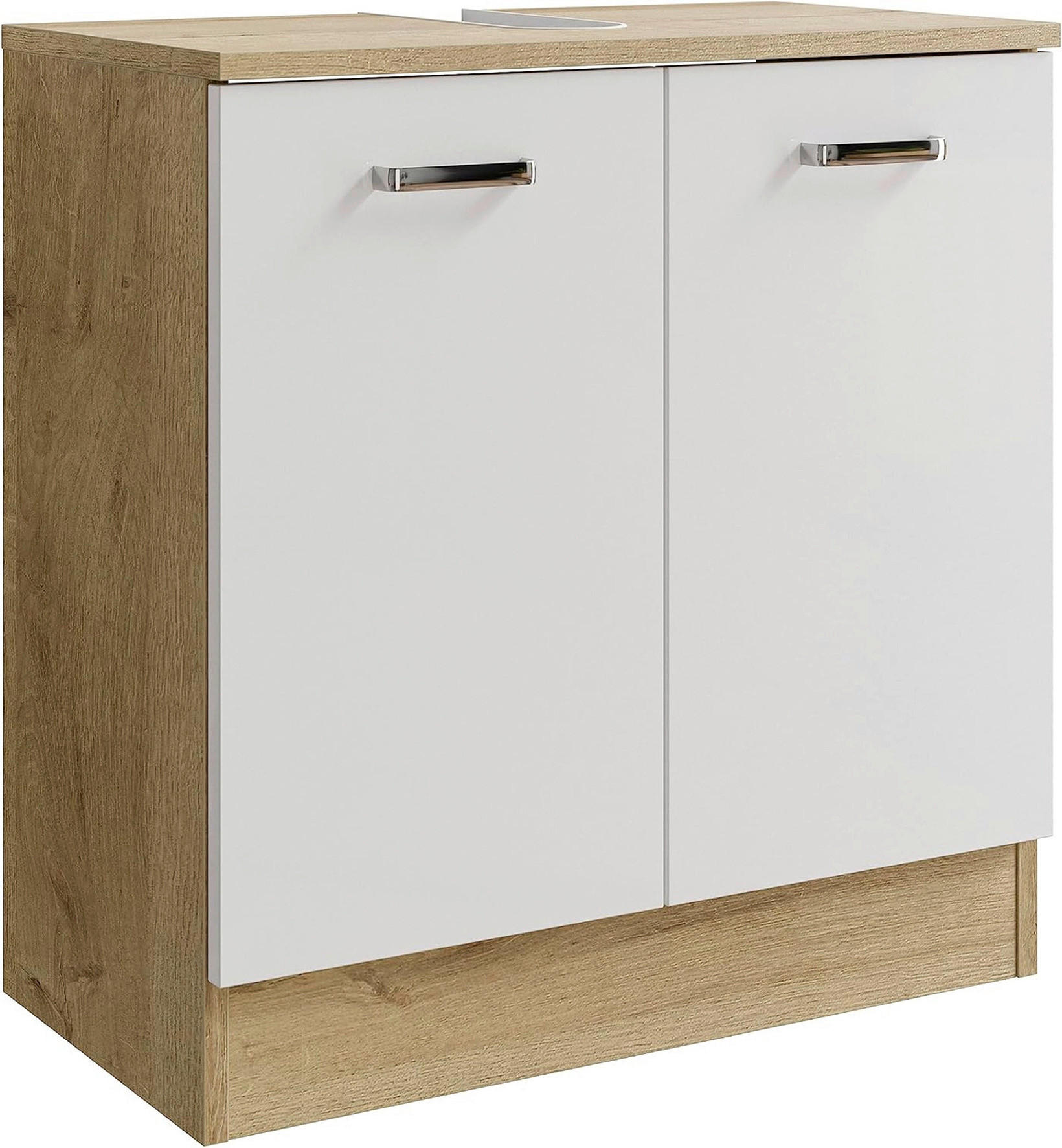 WASCHBECKENUNTERSCHRANK 60,2/62,4/33 cm  - Chromfarben/Eichefarben, Basics, Holzwerkstoff (60,2/62,4/33cm) - Pelipal