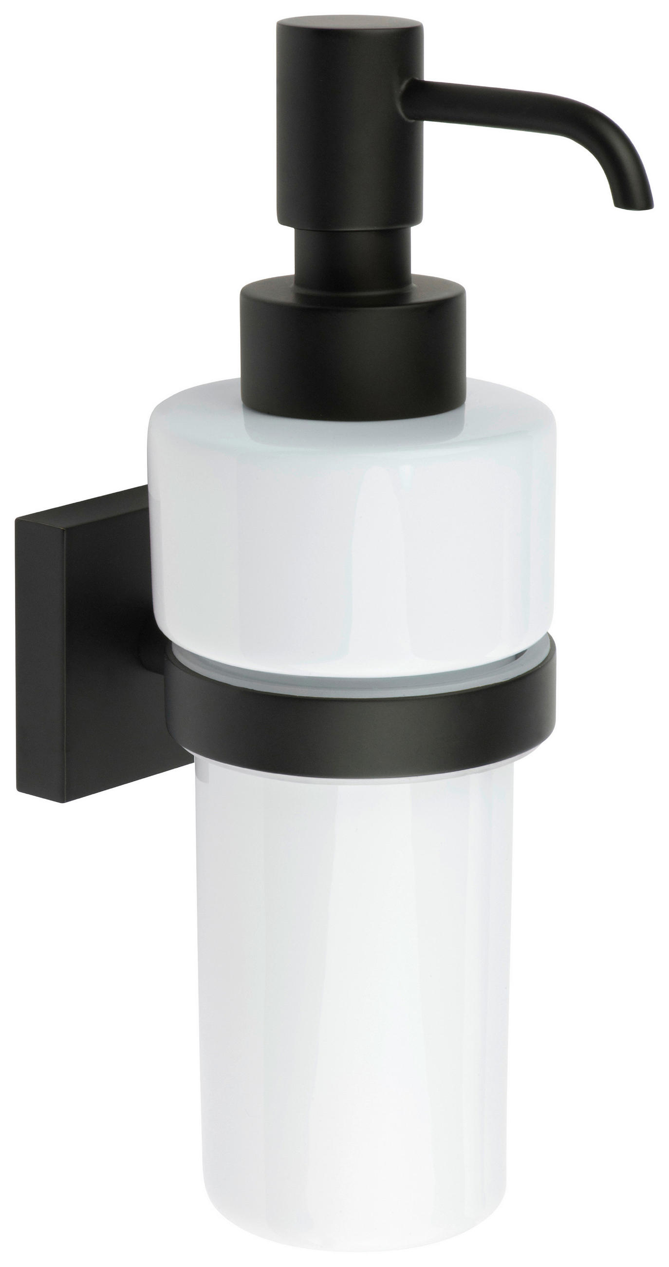 DÁVKOVAČ MÝDLA černá, bílá