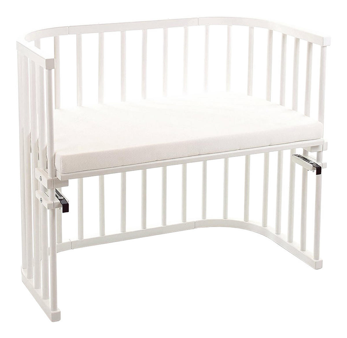 BEISTELLBETT Babybay Maxi 94/54/79 cm  - Weiß, Basics, Holz (94/54/79cm) - Babybay