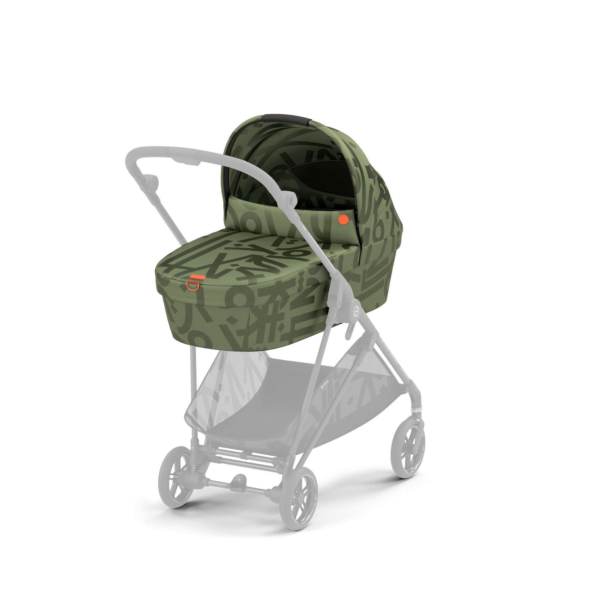 KOŠARA ZA SPAVANJE  Melio Street   - zelena, Basics, tekstil (85/43/58cm) - Cybex