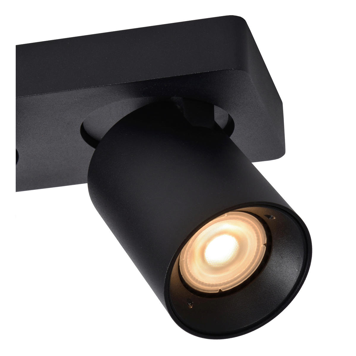 LED-STRAHLER - Schwarz, Konventionell, Metall (30/10/11.5cm) - Lucide