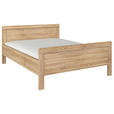 BETT 180/200 cm  in Sonoma Eiche  - Sonoma Eiche, Design, Holzwerkstoff (180/200cm) - Novel