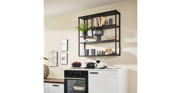 EINBAUKÜCHE - Braun/Weiß, Design, Holzwerkstoff - Dieter Knoll