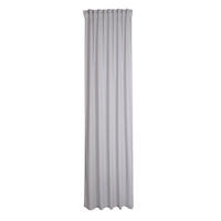 FERTIGVORHANG  transparent  140/245 cm   - Grau, KONVENTIONELL, Textil (140/245cm)