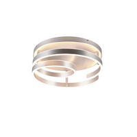 PLAFONIERĂ CU LED - culoare aluminiu, Design, metal (55/21cm)