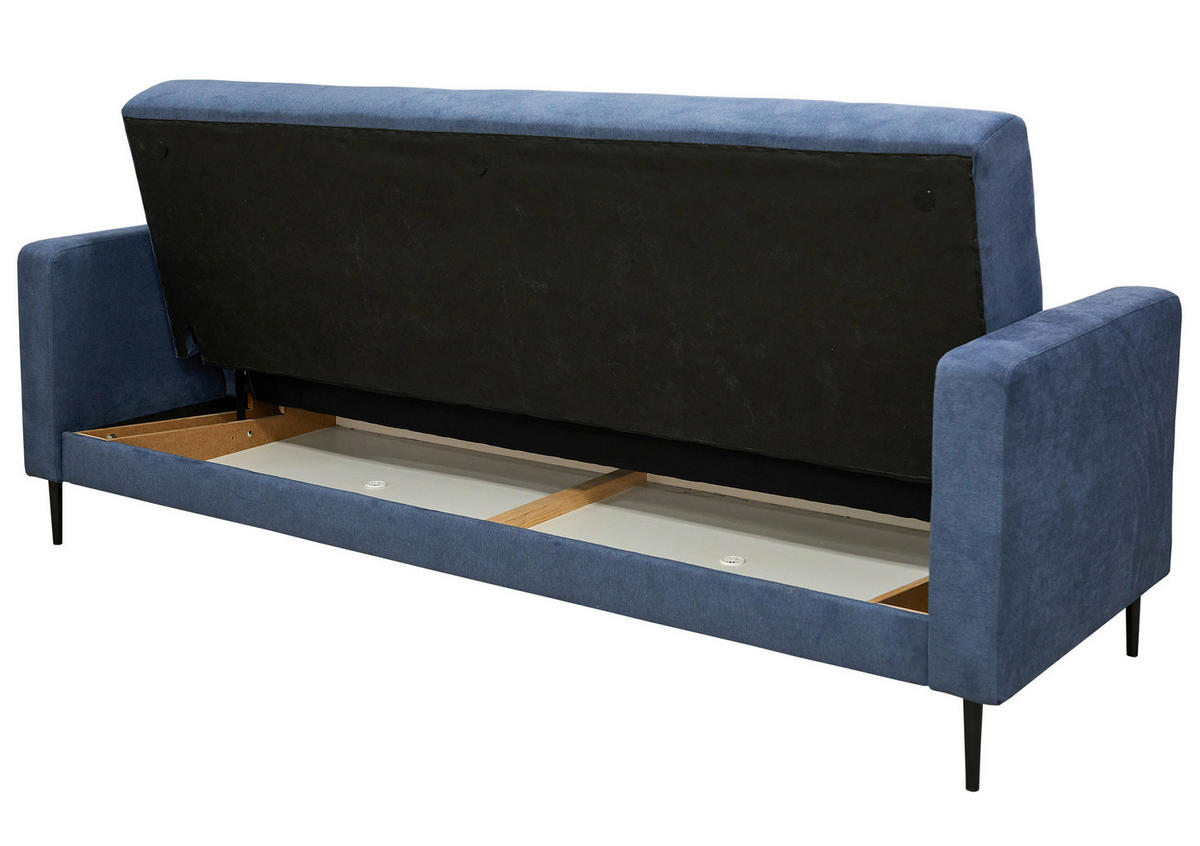 TROSJED NA RAZVLAČENJE tekstil  plava    - crna/plava, Design, tekstil/metal (223/89/86cm) - P & B