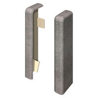 SOCKELLEISTENENDSTÜCK Grau  - Grau, KONVENTIONELL, Kunststoff (2.2/2.2/5.9cm) - Egger Holzwerkstoffe