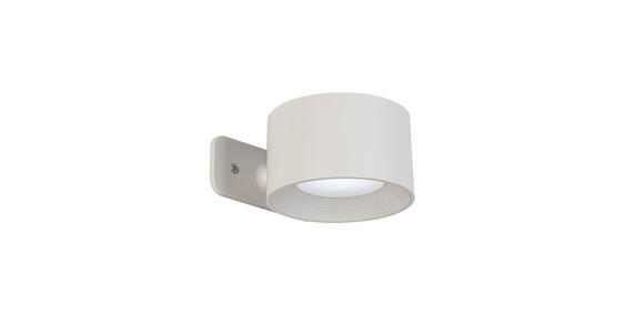 AKKU-WANDLEUCHTE - Weiß, Basics, Kunststoff/Metall (9,2/8/4,5cm) - Novel