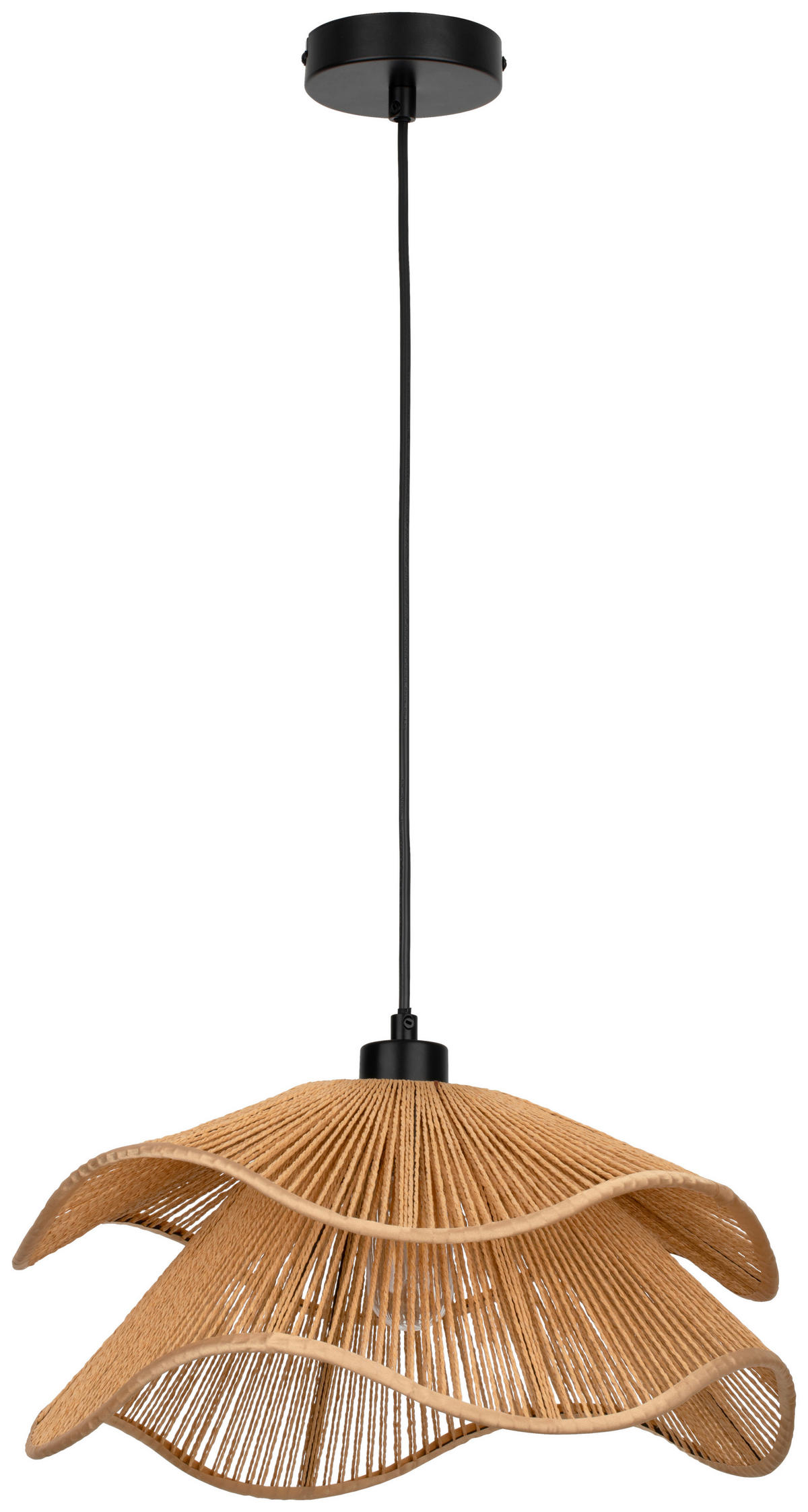 HÄNGELEUCHTE 40/120 cm   - Hellbraun, Design, Papier/Metall (40/120cm) - Collet's Monde