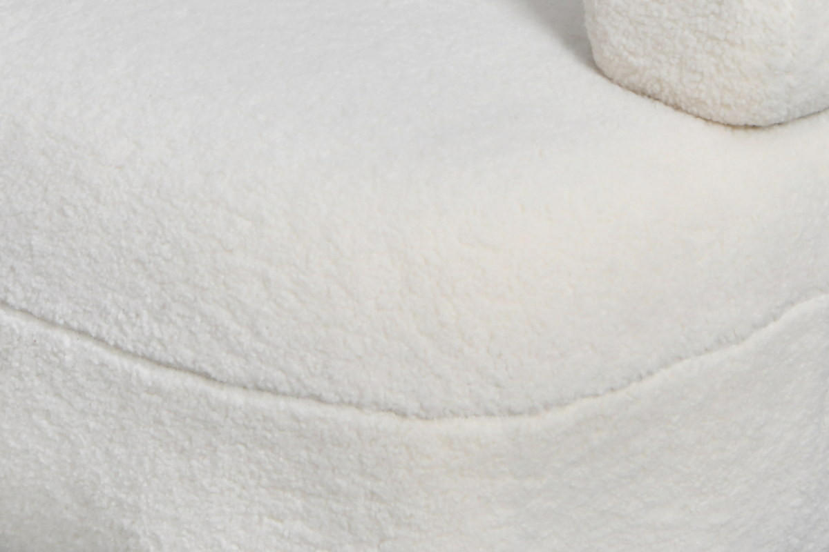 SESSEL in Bouclé Creme  - Creme, Design, Textil (82/64/80cm) - Carryhome