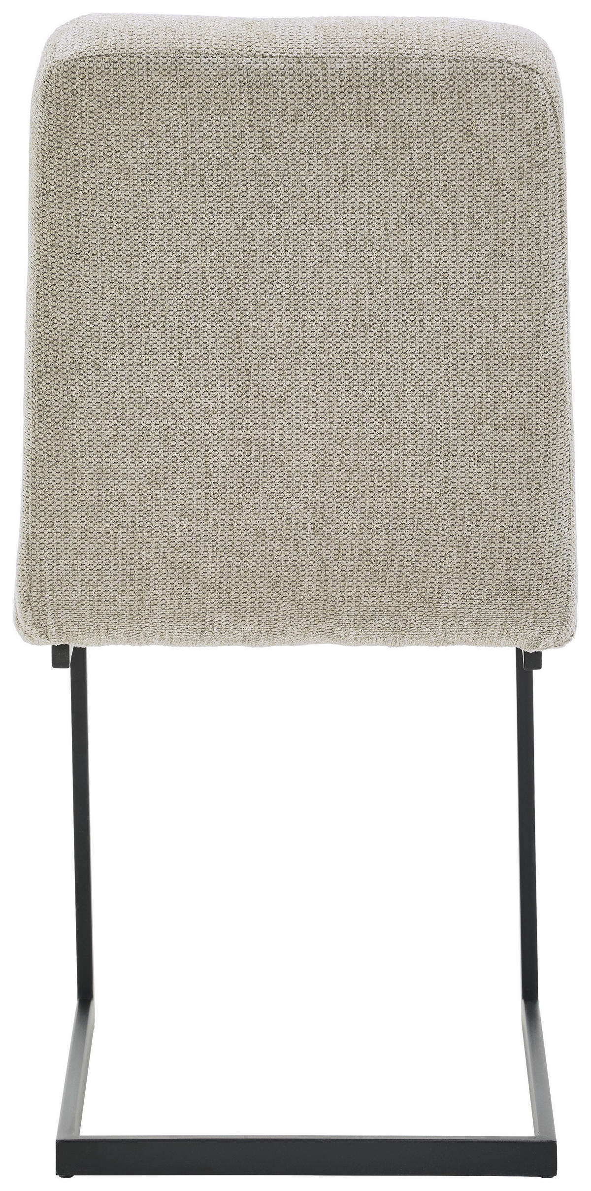 STUHL - Beige/Schwarz, Design, Textil/Metall (45/92,5/62cm) - Novel