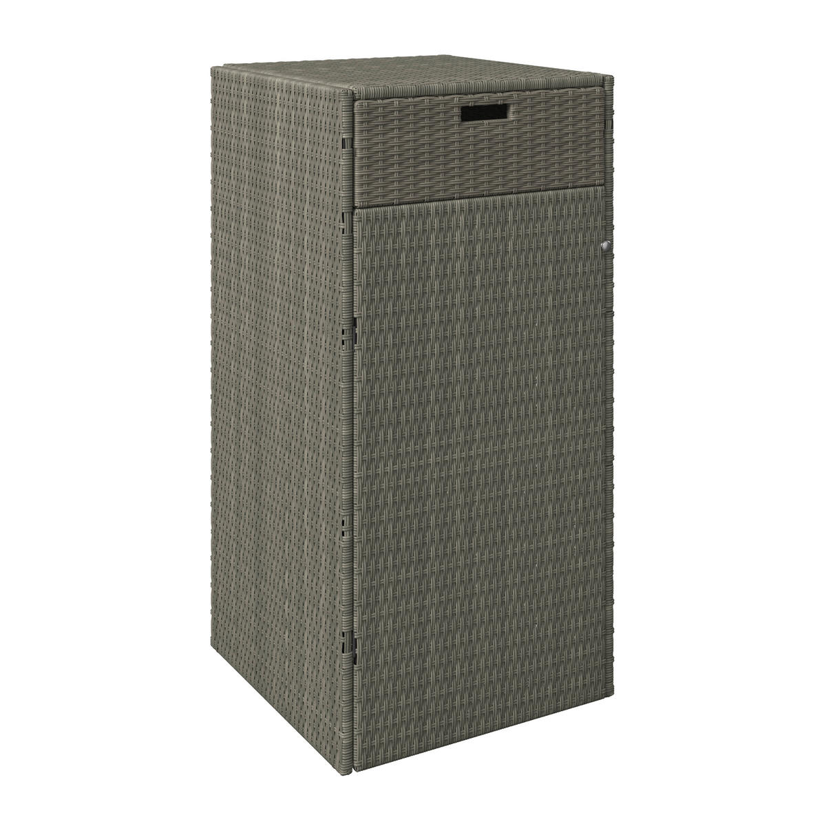 GARTENKOMMODE 55/111/55 cm  - Silberfarben/Grau, MODERN, Kunststoff/Metall (55/111/55cm) - Ambia Garden