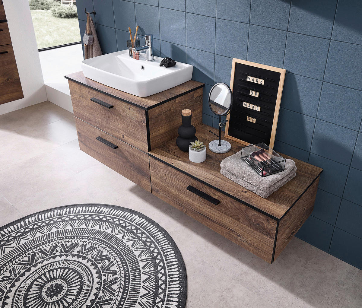 TVÄTTSTÄLL - vit, Design, keramik (60/9/40cm) - Xora