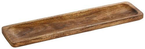 DEKORAČNÝ PODNOS, drevo, 55/14/2 cm - hnedá, Basics, drevo (55/14/2cm)