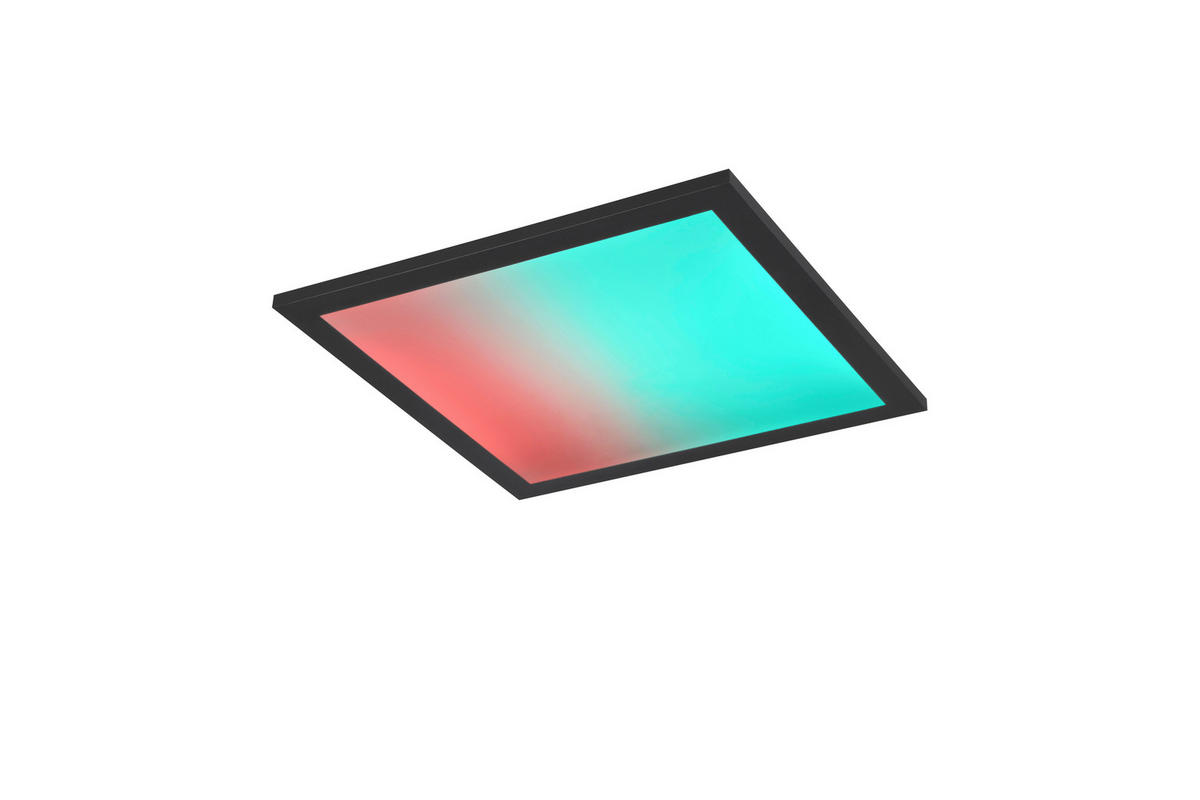 LED-DECKENLEUCHTE     - Schwarz, Konventionell, Metall (29,5cm)