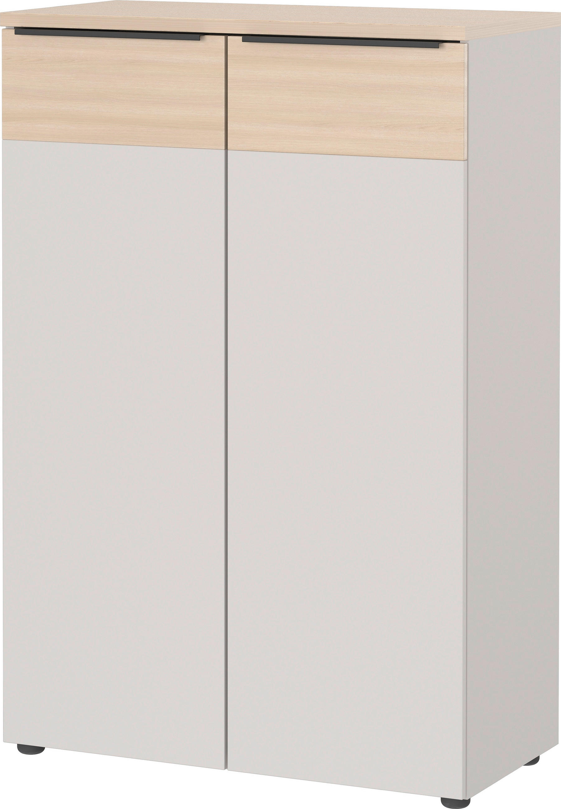 AKTENSCHRANK 80/120/40 cm  - Kaschmir/Eichefarben, Design, Holzwerkstoff (80/120/40cm) - Germania