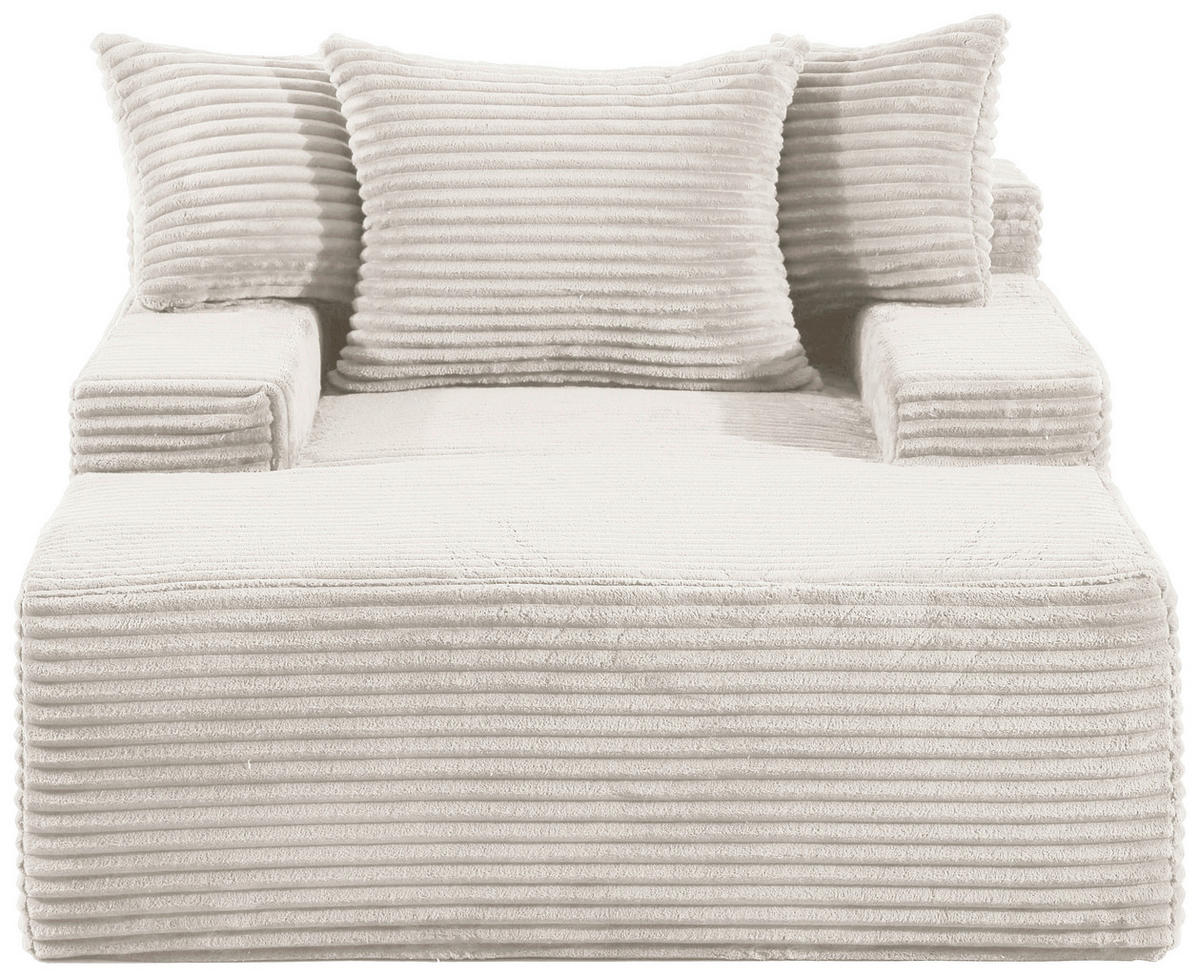 BIGSOFA in Cord Beige  - Beige, Design, Textil (125/63/170cm) - P & B