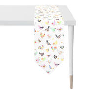 TISCHLÄUFER Happy Easter  25/175 cm  - Blau/Gelb, Basics, Textil (25/175cm) - Esposa