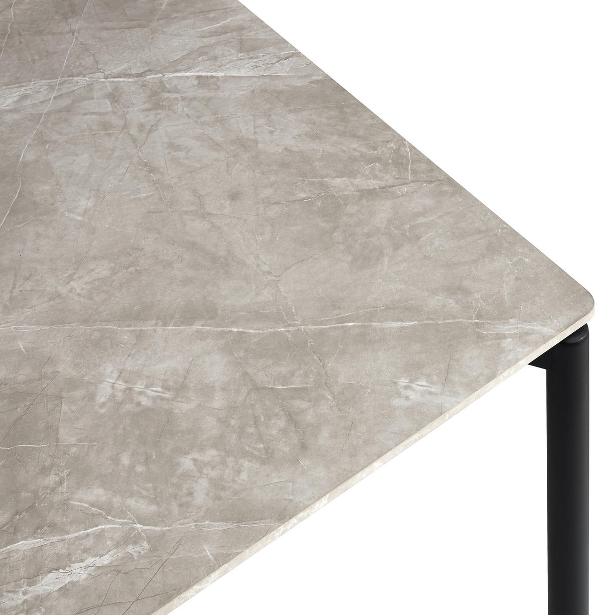 STOL ZA BLAGOVAONICU  siva  metal, drvni materijal      - siva/crna, Konvencionalno, drvni materijal/metal (160/90/76cm) - P & B