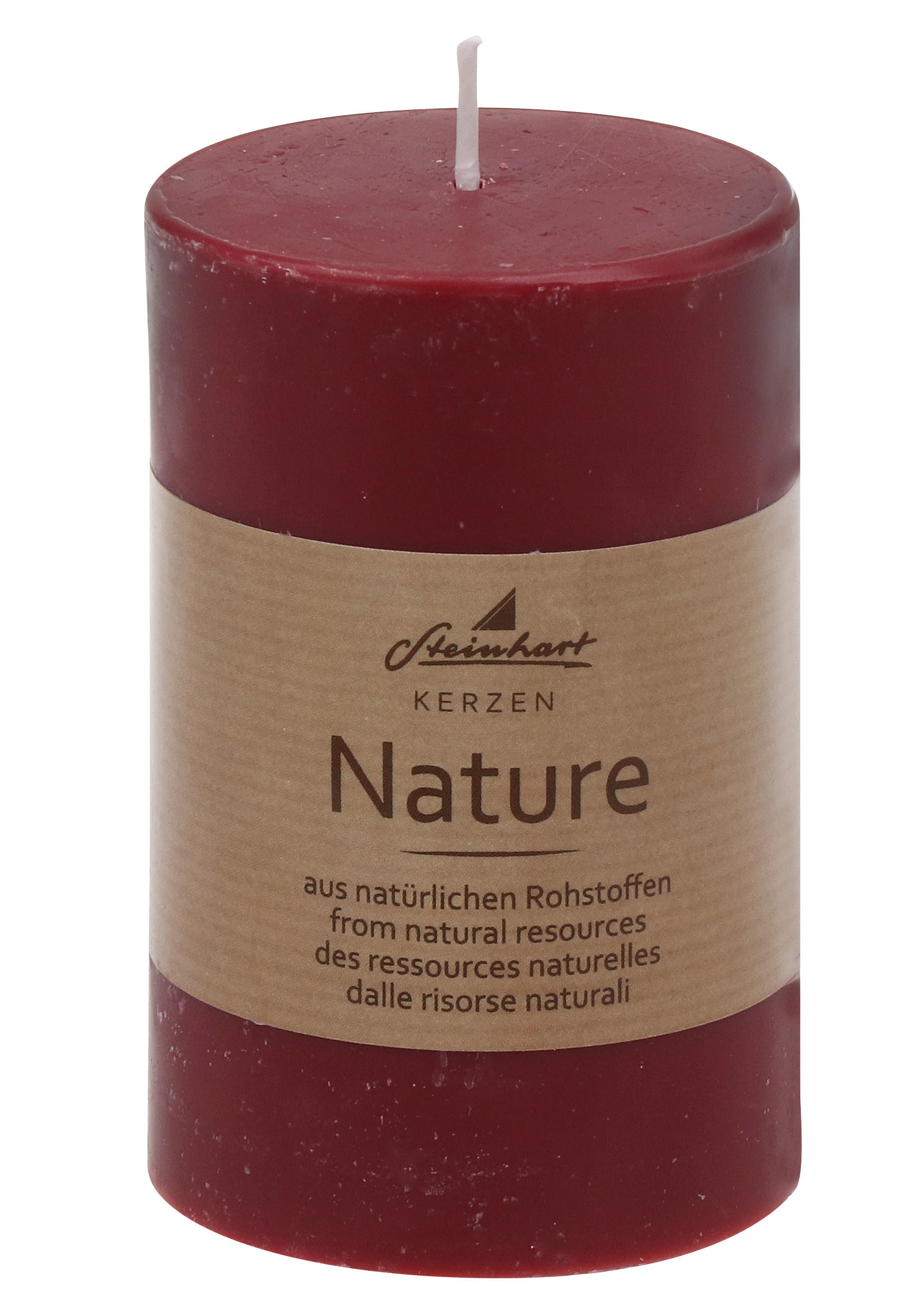 STUMPENKERZE 6,8/10 cm  - Rot, Basics (6,8/10cm)