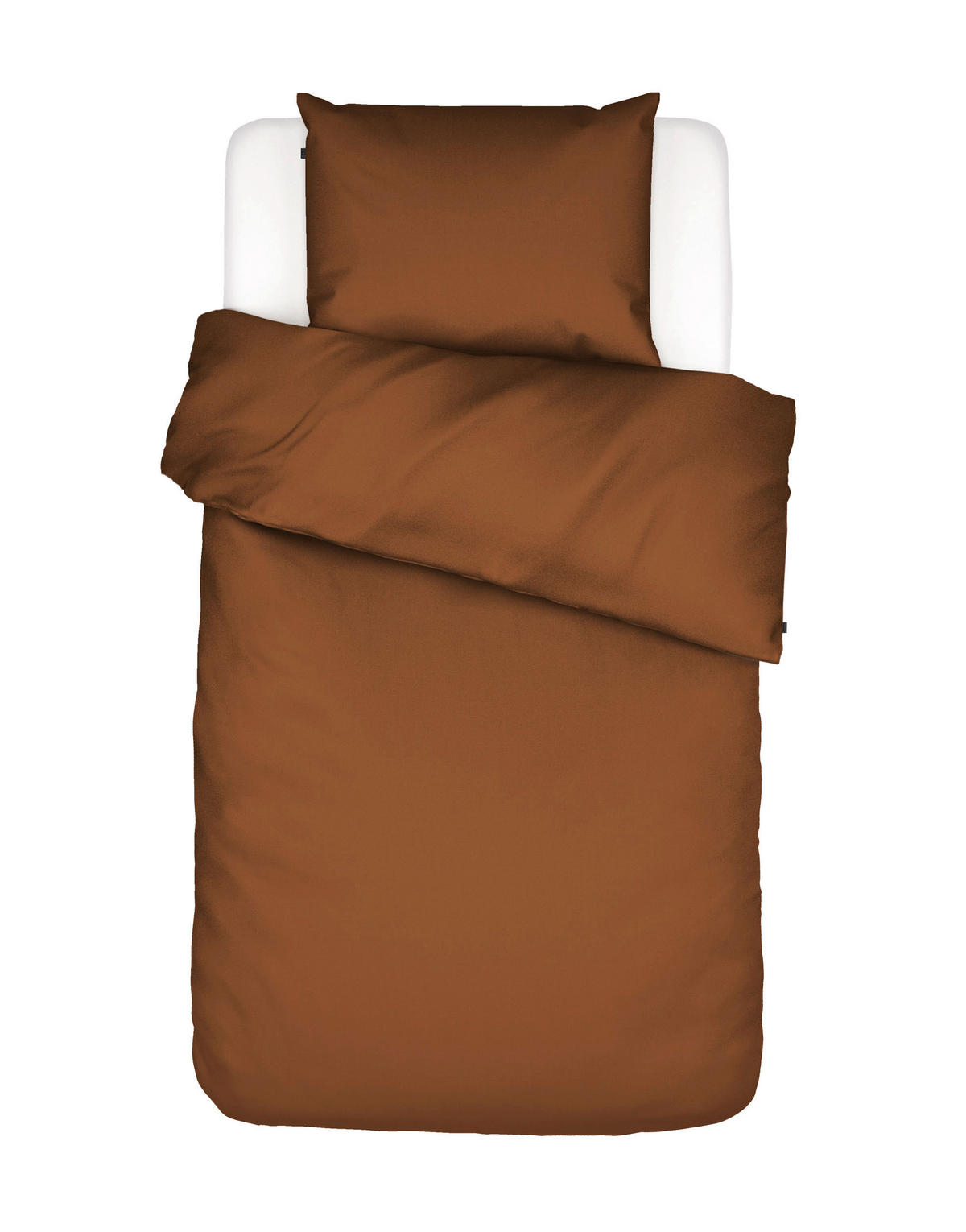BETTWÄSCHE MINTE Satin 135/200 cm  - Braun, Basics, Textil (135/200cm) - Essenza