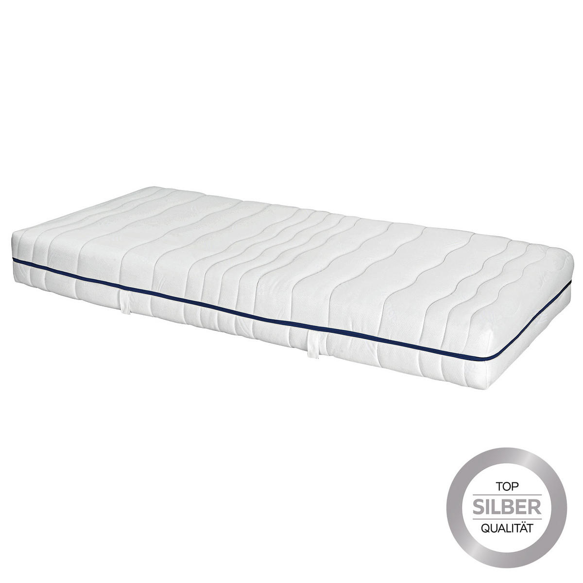 WENDEMATRATZE H2+H3 90/200 cm, Höhe ca.: 23 cm, H2 + H3 = mittel + fest, 7-Zonen - Weiß, Basics (90/200cm) - Livetastic