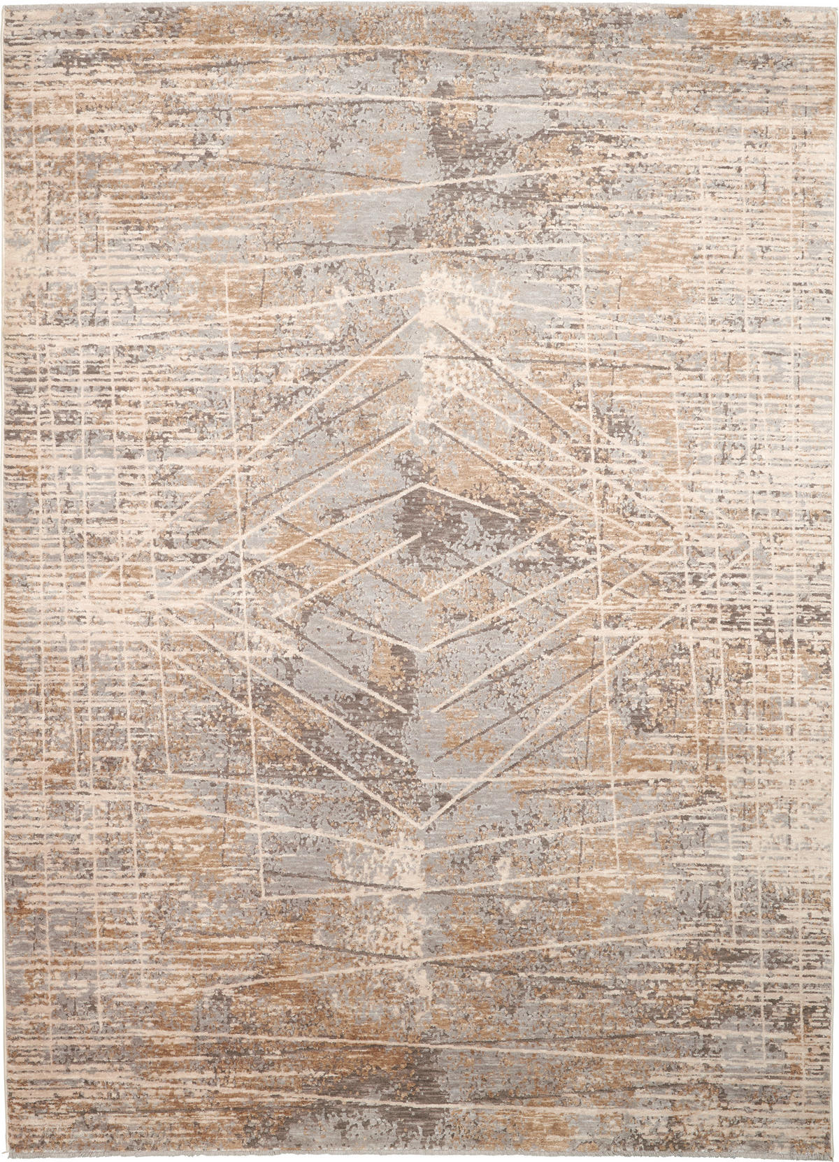 WEBTEPPICH 130/190 cm  - Creme/Grau, Lifestyle, Textil (130/190cm) - Novel