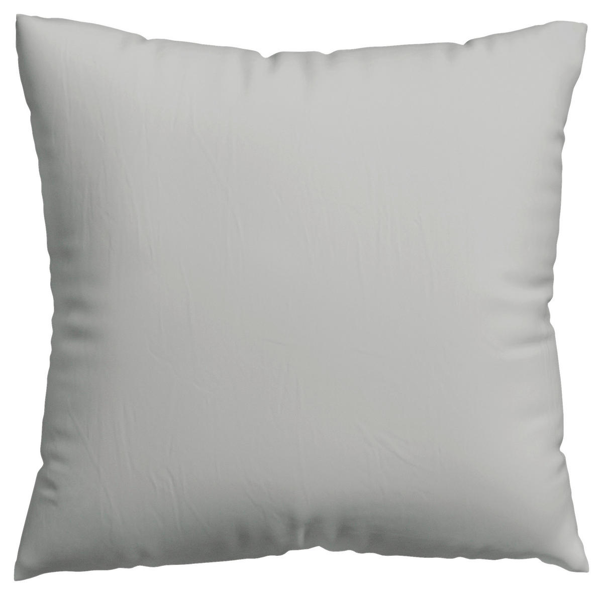KISSENHÜLLE WOVEN SATIN 40/40 cm  - Hellgrau, Basics, Textil (40/40cm) - Schlafgut