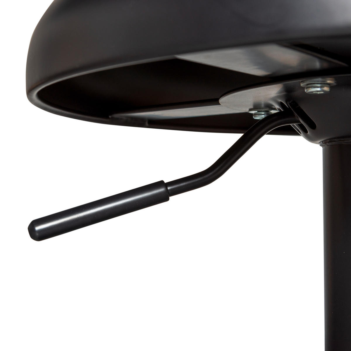 BARHOCKER Schwarz Aluminium mit Griff  - Schwarz, Design, Metall (39/81/39cm) - Livetastic