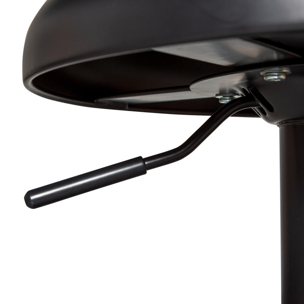 Thumbnail - Livetastic Barhocker Isaac, Schwarz, Metall, Rundrohr, 39x81x39 cm, mit Griff, Esszimmer, Barmöbel, Barhocker