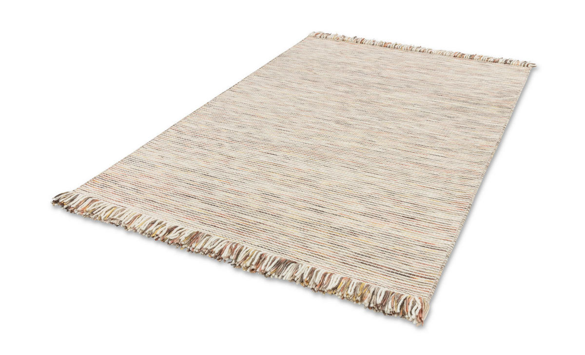 HANDWEBTEPPICH 70/140 cm Arina Beige rechteckig  - Beige, KONVENTIONELL, Textil (70/140cm) - Schöner Wohnen
