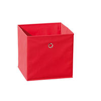 FALTBOX - Rot, Basics, Kunststoff/Metall (31,5/31/31,5cm) - MID.YOU