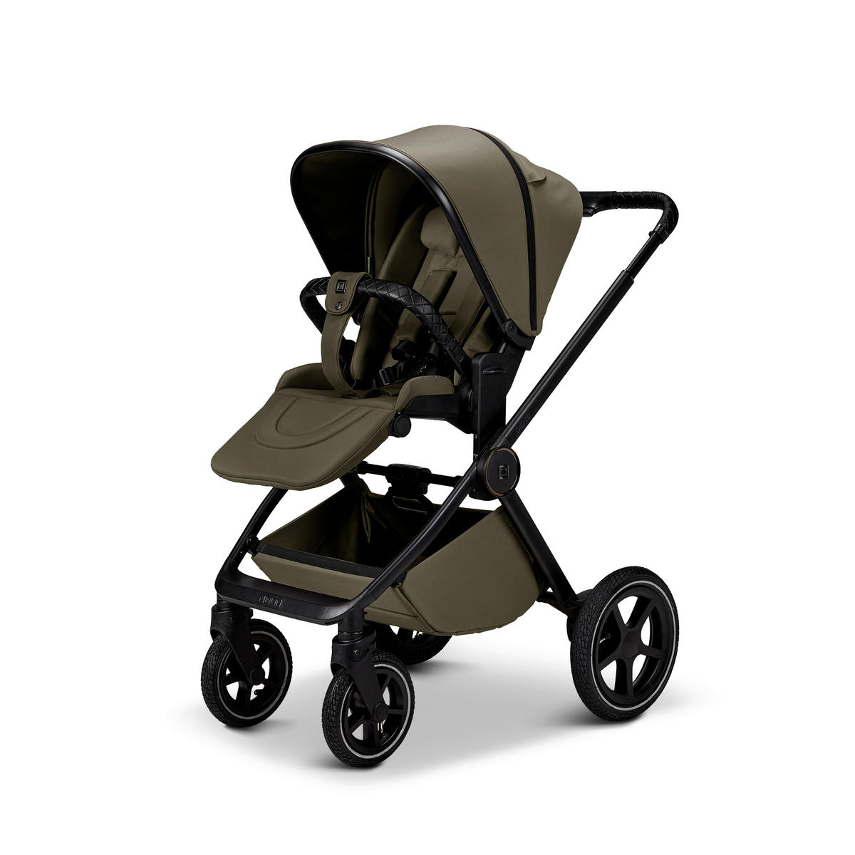 KOMBIKINDERWAGEN  Gio 2.0  Moss  - Olivgrün, Basics (84/61/114cm) - Moon